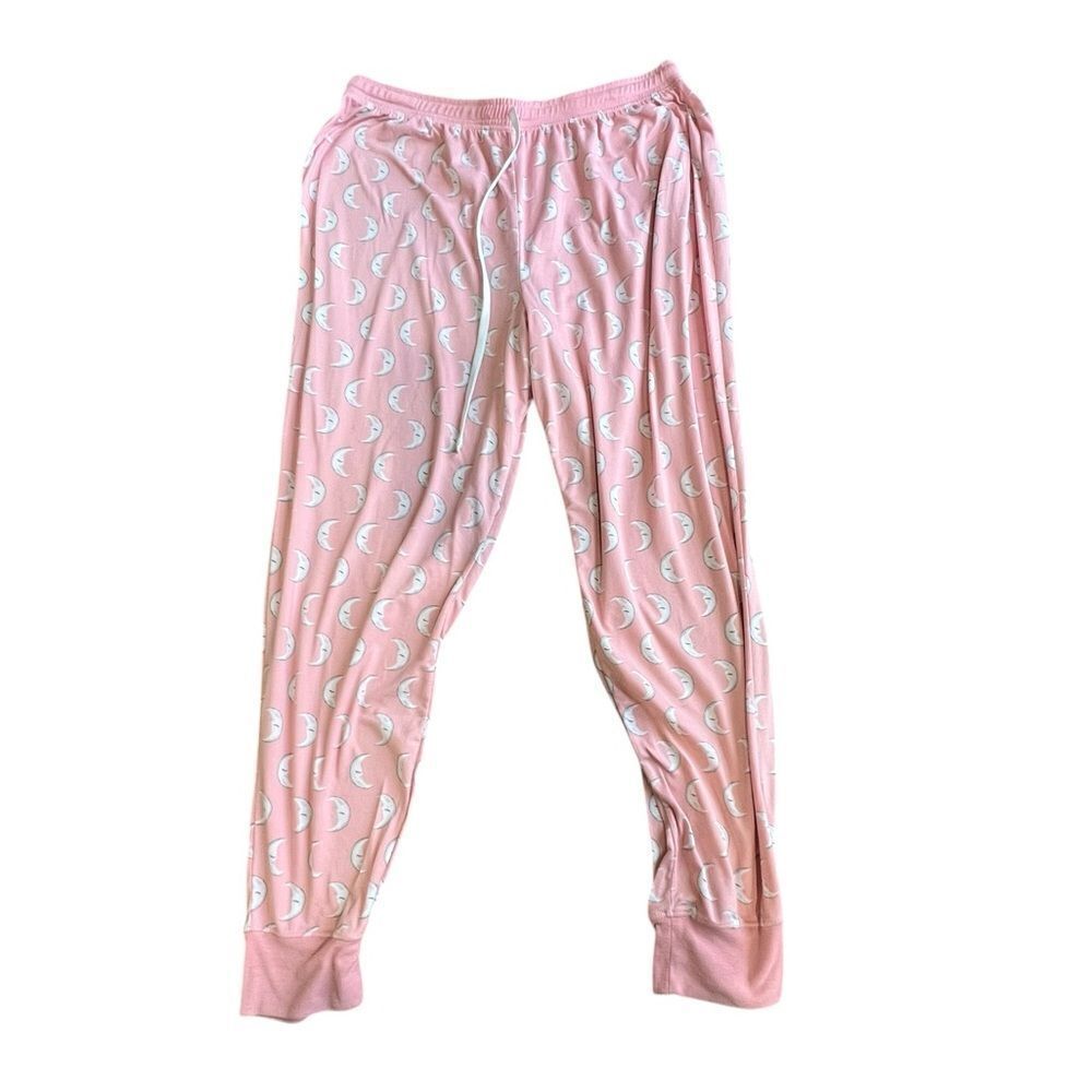 Kate Spade celestial moon Pajama Set Size XL Pink & White - Long Sleeve & Pants - Picture 4 of 8